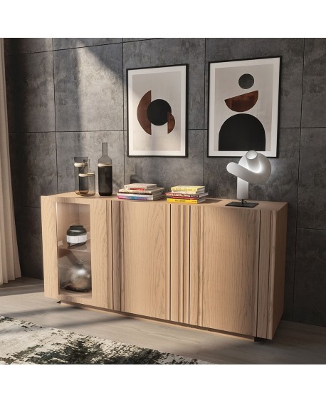 Credenza 3 porte legno massello