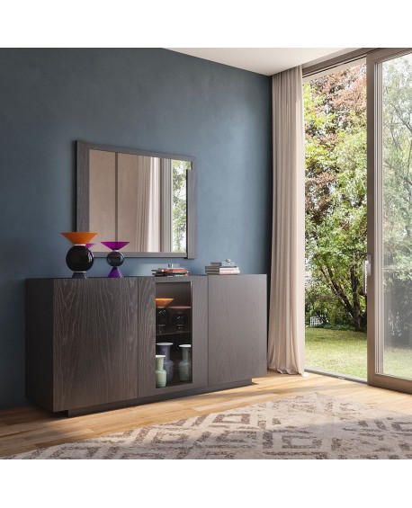 Credenza 3 porte legno massello