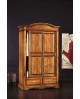 CABINET DE BOIS PORTES 2 GLISSEMENT ART PAUVRES