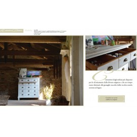 credenza legno massello vari colori