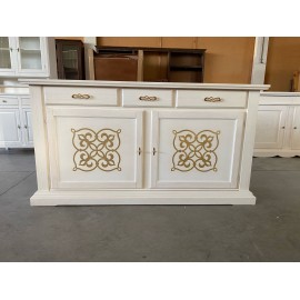 SALA COMPLETA CREDENZA E VETRINA