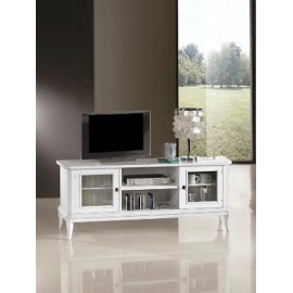 MADERA Banco móvil de la TV