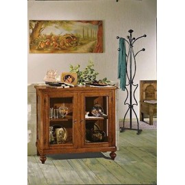 SHOWCASE 2 PUERTAS FONDO DE MADERA ART POOR