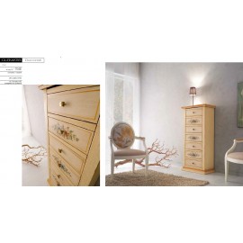 CASSETTIERA legno massello vari colori