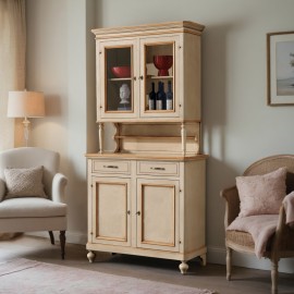 CREDENZA DECORATA A MANO IN LEGNO - DECORATA COME FOTO