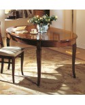 Tavolo ovale con 2 prolunghe allungabile da 160x110 a 260x110