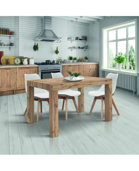 TAVOLO 120X80 2 ALL 40 ROVERE RUSTICO