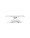 TAVOLO 160x90 2 ALL.40 BASE BIANCA