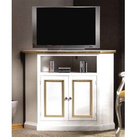 TV Eckstand HOLZ lackiertes Holz