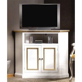 TV Eckstand HOLZ lackiertes Holz