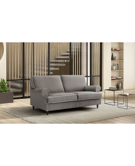 DIVANO CLASSICO MADE IN ITALY VARI TESSUTI E COLORI