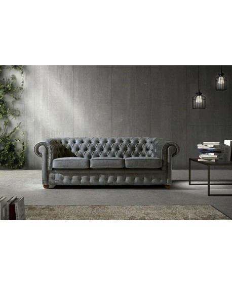 DIVANO CLASSICO MADE IN ITALY VARI TESSUTI E COLORI