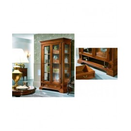 VETRINA 2 PORTE CON SEGRETI E 1 CASSETTO L.142 P. 49 H.210