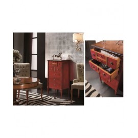 CASSETTIERA DIRETTORIO 5 CASSETTI IN CILIEGIO MASSELLO L.59 H.103 P.43