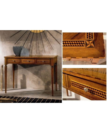 SCRIVANIA INTARSIATA L.110 H.80 P.55