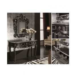 CONSOLLE INTAGLIATA 3 CASSETTI L.130 H.86 P.47