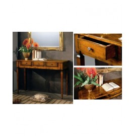 CONSOLLE CON FILETTO 3 CASSETTI L.120 H.80 P.40