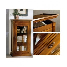 VETRINETTA 1 PORTA E RIBALTA L.70 H.125,5 P.45