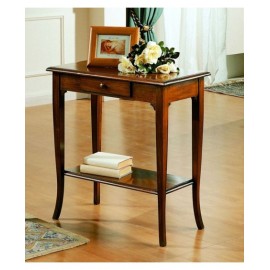 CONSOLINA RETTANGOLARE CON CASSETTO E RIPIANO L.70 H.77 P.40