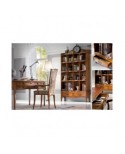 libreria con 2 cassetti legno massello l 122 p 31 h 219