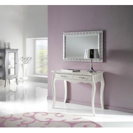 MADERA GLOSS CONSOLA DE MADERA BLANCO