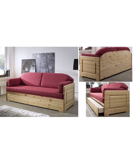 Armadio 3 porte in pino massiccio