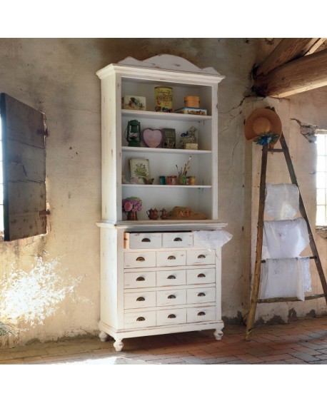 credenza base alzata legno massello