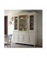 credenza base alzata vetrina legno massello