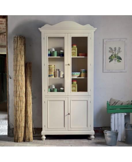 vetrina in legno massello