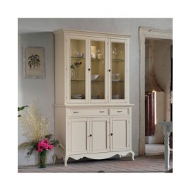 CREDENZA base alzata IN LEGNO MASSELLO