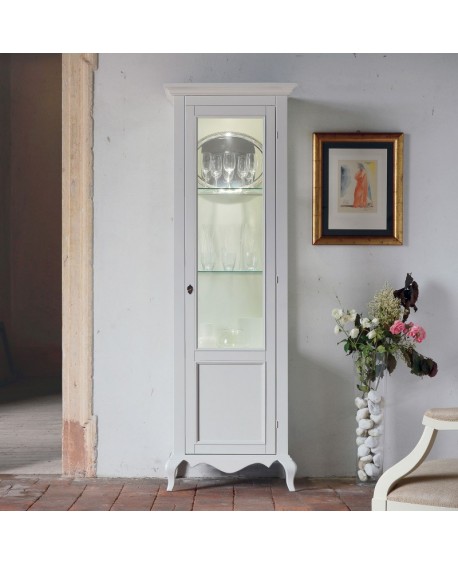 vetrina in legno massello