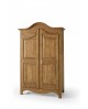 ARMADIO 2 ANTE LEGNO MASSELLO L 125 P 61 H 200 colore legno naturale