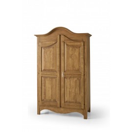 ARMADIO 2 ANTE LEGNO MASSELLO L 125 P 61 H 200 colore legno naturale