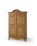 ARMADIO 2 ANTE LEGNO MASSELLO L 125 P 61 H 200 colore legno naturale