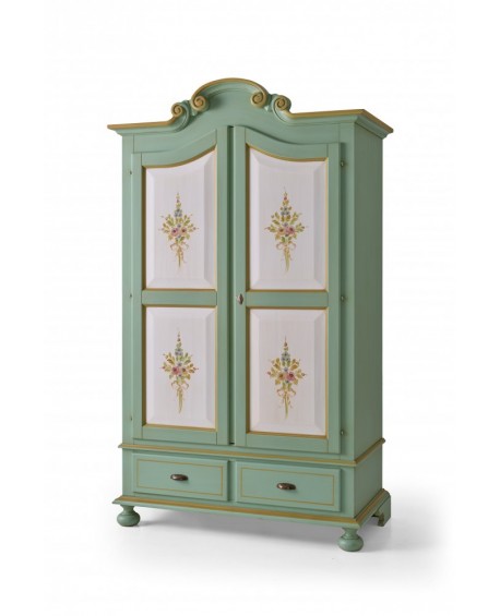 ARMADIO DECORATO BICOLORE PREZZO REGALO