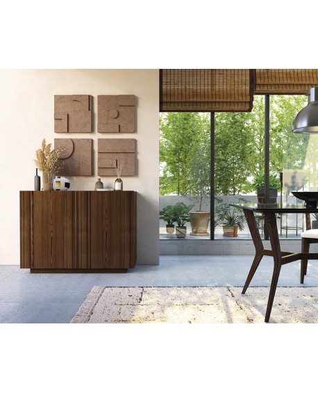 Credenza 4 porte legno massello