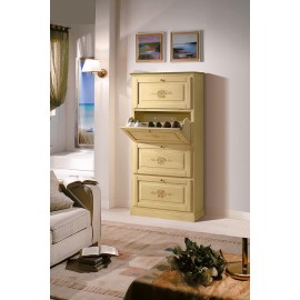 BLANCO zapato de madera