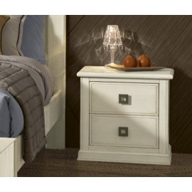 Comodino 2c. guide metallo