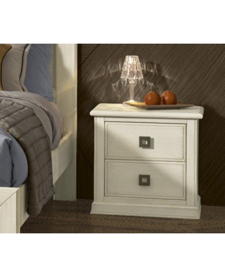 Comodino 2c. guide metallo