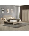 Letto matrimoniale testata legno (Rete 165x195)