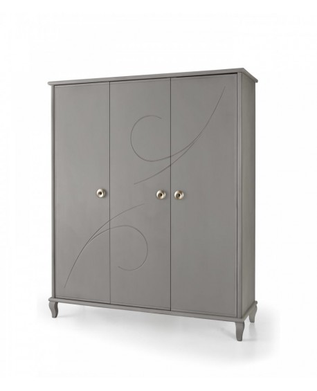 Armadio 3 a. smont. cassettiera inclusa