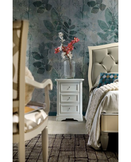 comodino in legno massello vari colori