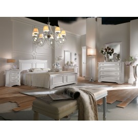 comodino in legno massello vari colori