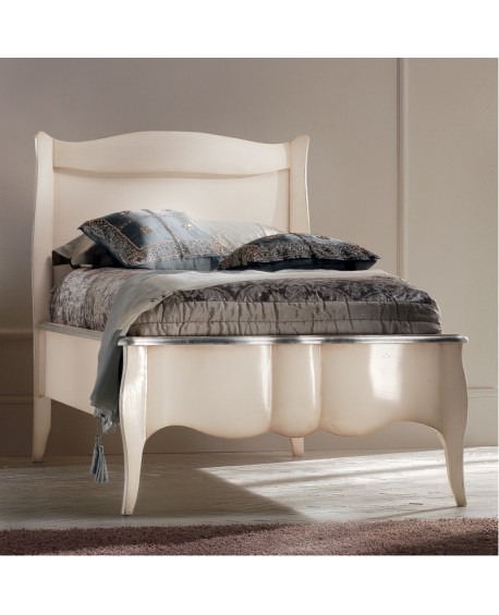 letto piazza  mezza in legno massello vari colori in produzione