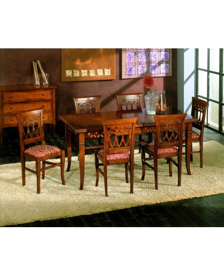 tavolo in legno massello con intarsio varie dimensioni vari colori