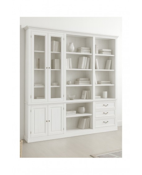 LIBRARY LINEAR MODULAR WOOD