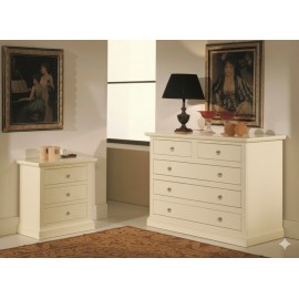 como più 2 comodini legno massello vari colori