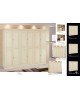 ARMADIO 6 ANTE legno massello vari colori L 310