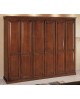 ARMADIO 6 ANTE legno massello vari colori L 310