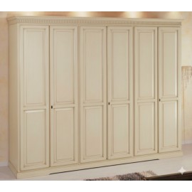 ARMADIO 6 ANTE legno massello vari colori L 310